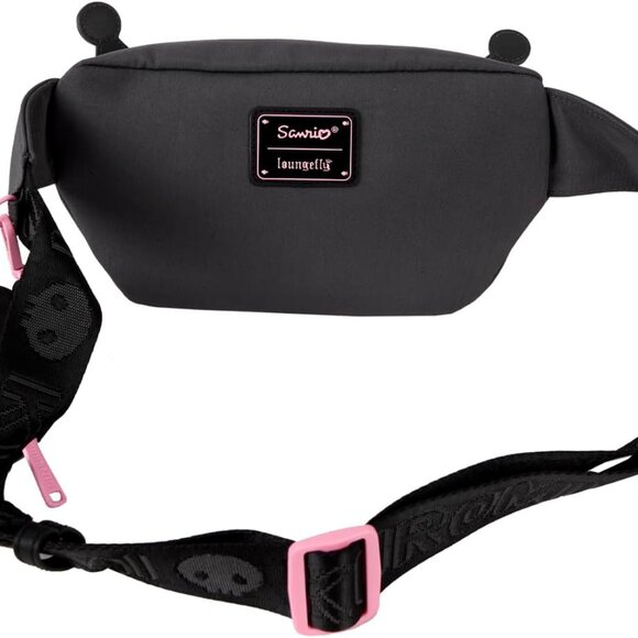 Sanrio Kuromi Faux Leather Belt Bag – Fun and Functional for Stylish Adventures - Picture 3 of 4